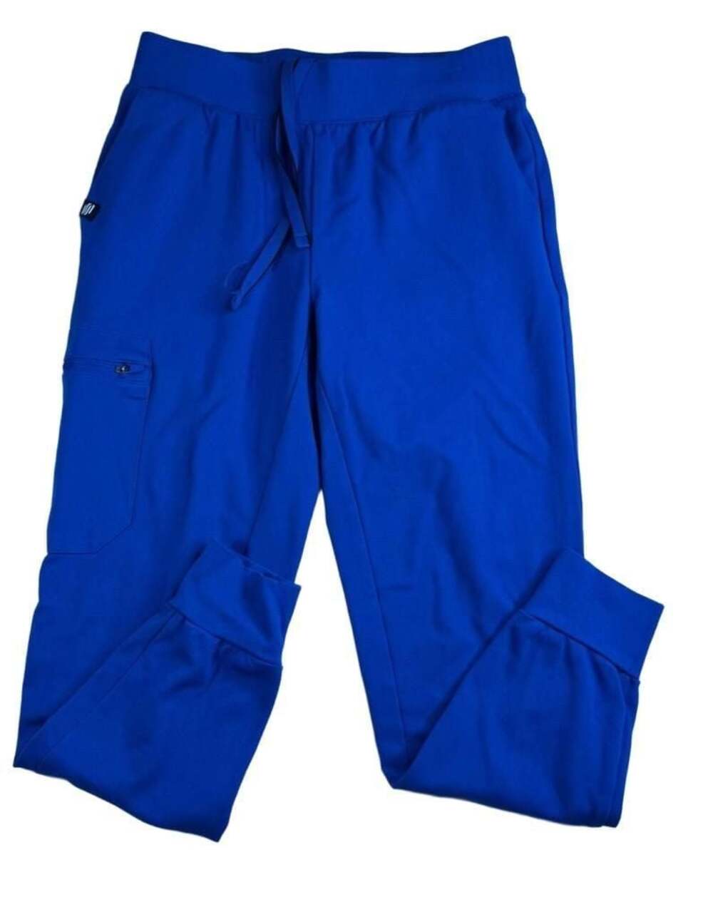 Jaanuu Women's Cargo Jogger Scrub Pants with Ribbed Waist